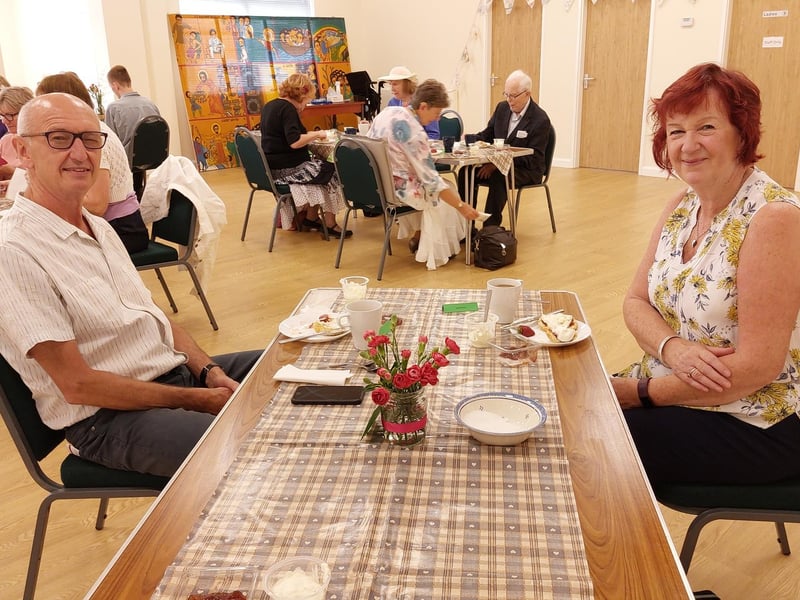 The church made sure the event was Covid-19 safe.