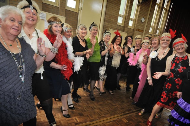 Some of the WI ladies who were learning how to dance the Charleston as part of an open day event held in St Andrew's Church Hall, Concord. Were you one of the dancers pictured in 2014?