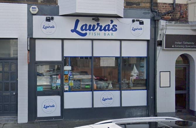 Laura's Fish Bar, in Whitley Bay, has a rating of 4.7 from 371 reviews.