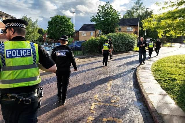 Police officers have been tackling drug dealing in the West Street and Devonshire Green areas of Sheffield city centre