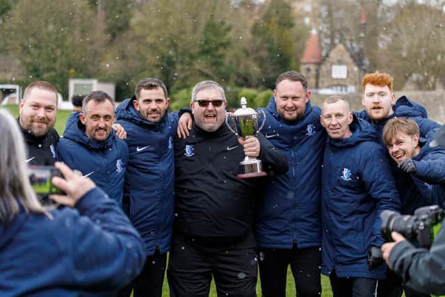 Hallam FC clinched the league title on Saturday afternoon. (www.focussingonphotography.co.uk)