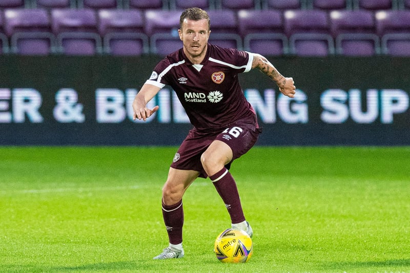 Another excellent performance from the utility man. A fascinating and tiring battle with Richard Tait. Scored a delightful goal to put Hearts in the lead. Defensively solid, blocking crosses.