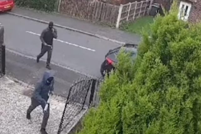 Police have released CCTV footage of a violent attack on a vehicle and property in Rotherham as their enquiries into criminal damage continue. On Saturday 30 September at 1:30pm it is reported that two men riding a quad bike stopped at a property on Goldsmith Road in Herringthorpe, Rotherham and caused criminal damage to the property and a vehicle parked on the street with baseball bats. Police are keen to hear from anyone who has information that can assist officers to progress their enquiries. If you believe you can help, get in touch online, via live chat or by calling 101 quoting incident number 471 of 30 September 2023
