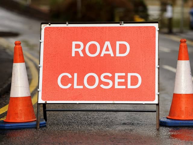 There are a number of road closures in place or planned on major roads in and around Sheffield. Picture PA.