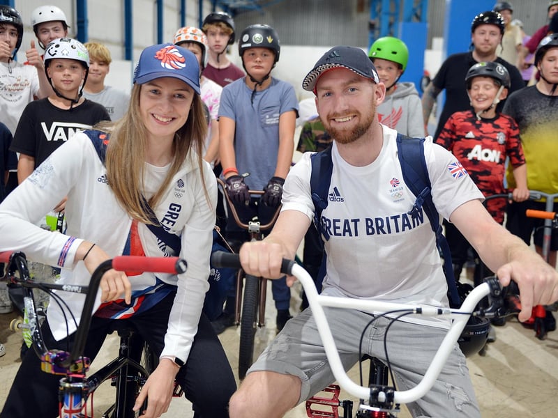 Charlotte Worthington won gold and Declan Brooks bagged a bronze medal.