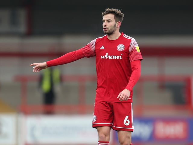 The 24-year-old, who was born in Pompey, joined Accrington in 2020. There was interest from Pompey during the summer which came to nothing, but Danny Cowley is keen to revisit the situation next year when Butcher's contract is up. After spells at Yeovil and St Johnstone, the defensive midfielder has appeared 11 times for Stanley this season, scoring three goals 
Picture: Lewis Storey/Getty Images