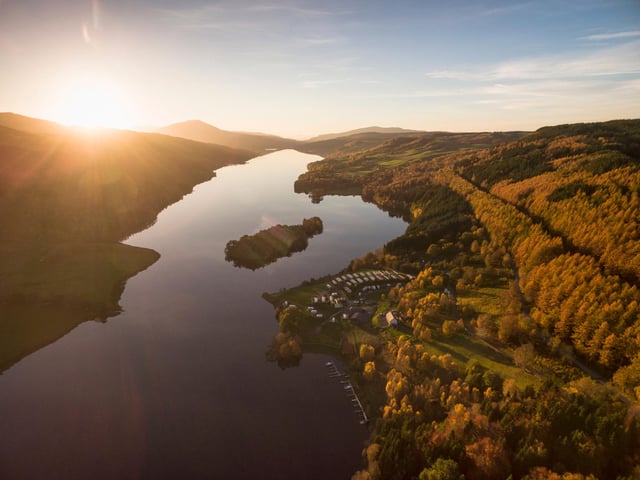 Perthshire wears the new season crown. Top an afternoon of walking through Allean Forest, just west of Loch Tummel near Pitlochry, with a moment or two at Queens View where nature's beauty comes together so finely. PIC: Visit Scotland.