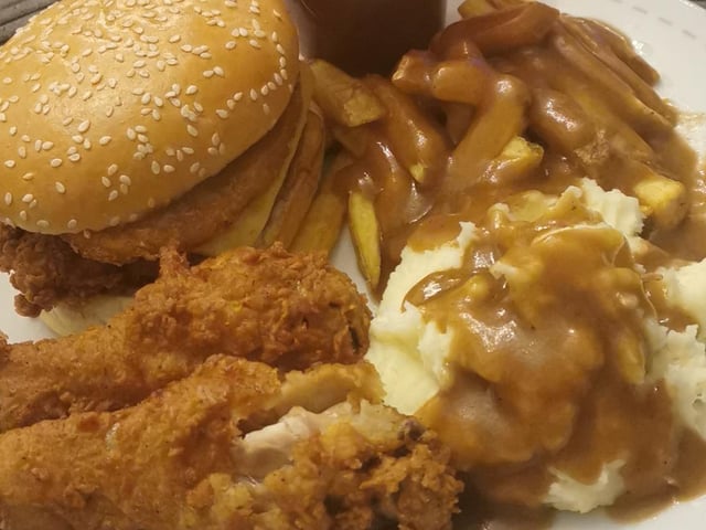 Sara Scholes, said: "KFC with proper home made mash to go with it."