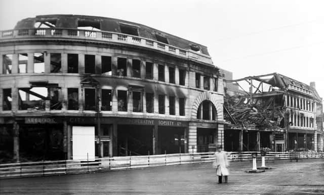 The original Brightside & Carbrook city store (built on the remains of Sheffield Castle) was declared open in 1929.  It was destroyed in the Blitz on December 12, 1940