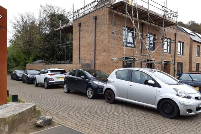 Residents of Castle Croft Drive, Norfolk Park, Sheffield have complained about issues with inconsiderate parking. Picture: Julia Armstrong, LDRS