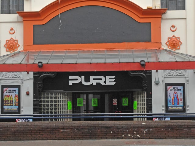If this building looks familiar, that's because it is. Route 66 in Guildhall Walk, at number six on the list, is another former occupant of The Astoria. After Route 66, it was known as Pure - the frontage picture here.