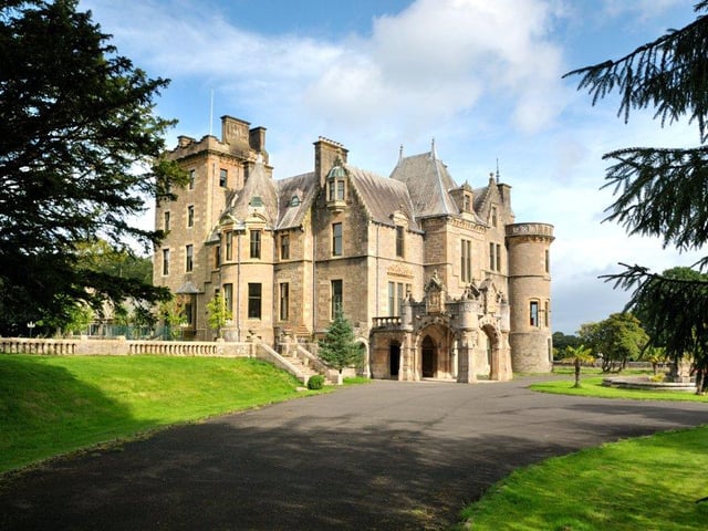 Entrance drive.