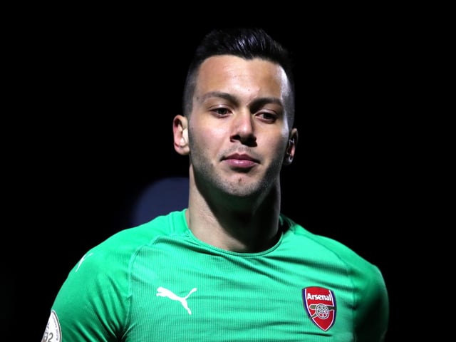 Shrewsbury have signed the keeper on loan until the end of January. The 25-year-old former Macedonia Under-21 international has spent previous season on loan in both Poland and Slovakia. Picture:  Alex Pantling/Getty Images