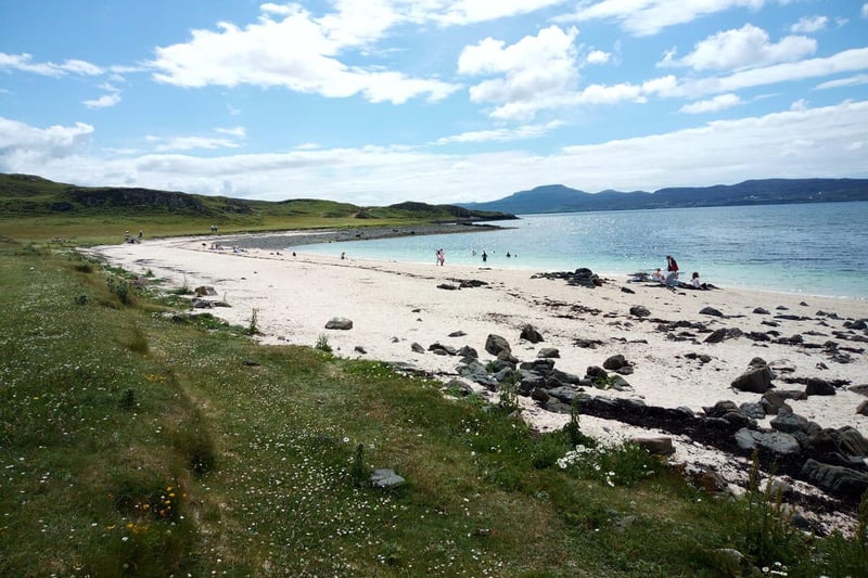 Richard Juner took this picture of the white sands of Coral Beach, on the Isle of Skye.