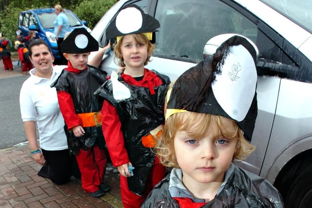 These children at the Just Learning nursery at Doxford Park did a charity car wash to raise money for Great Ormond Street Hospital in 2011 and they did it dressed as pirates. Remember this?