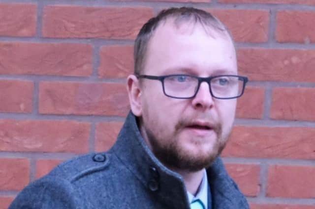 Pictured is Leon Mathias, aged 34, of Stonebridge Lane, in Great Houghton, Barnsley, who has been found guilty of murdering his two-month-old son, Hunter, following a trial at Sheffield Crown Court