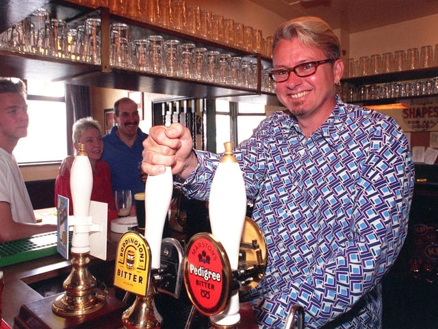 Australian landlord John Saunders at the Vine Inn, Sheffield