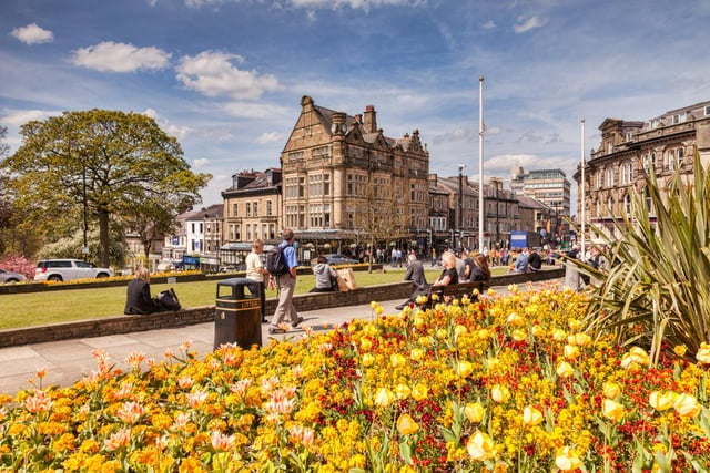 In ninth place is Harrogate, in North Yorkshire. Other happiness measures used in the study also included artistic and cultural activities, and non-essential amenities such as shops and restaurants.