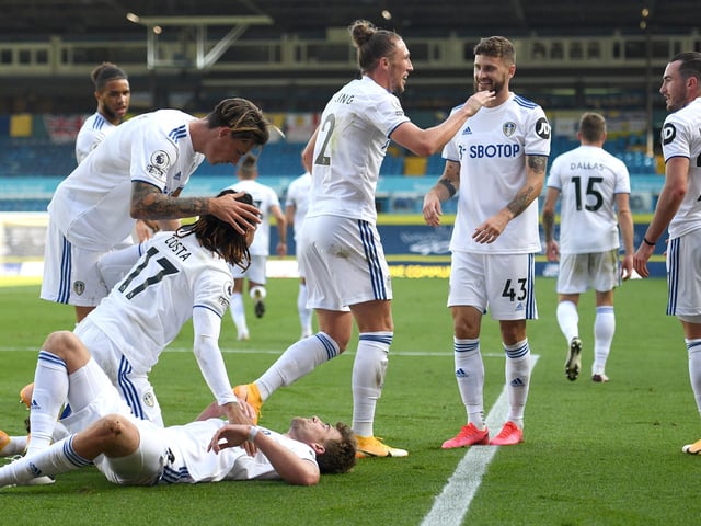 Leeds' shots: 10. Leeds' xG: 1.43. Fulham's shots: 14. Fulham's xG: 1.88.