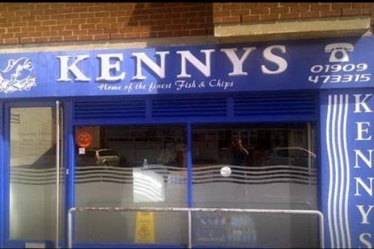 Rated 5: Kenny's Fish and Chips at 11 Lowtown Street, Worksop, Nottinghamshire; rated on September 17