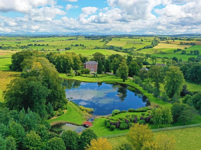 As well as a loch and its own boathouse, the property has a pond that can be used for curling when frozen over in winter