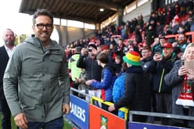 There is excitement at the prospect of Ryan Reynolds coming to Sheffield later this month to watch his team, Wrexham, play Sheffield United (Getty)