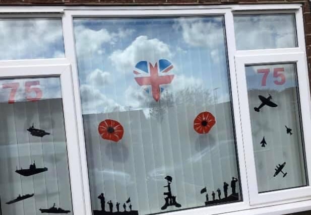 Phil Sanderson shared this photo of his VE Day tribute.