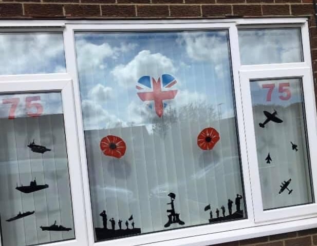 Phil Sanderson shared this photo of his VE Day tribute.