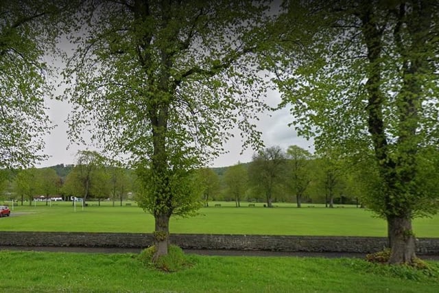 Bakewell Recreation Ground, Haddon Road, Bakewell, DE45 1AW, scored an average of 4.5 out of 5 stars in 859 reviews. O Ozmeister posted: "Fantastic green space right next to Bakewell centre. Kids play park, river to play in, loads of space ... and close to the shops for ice cream."