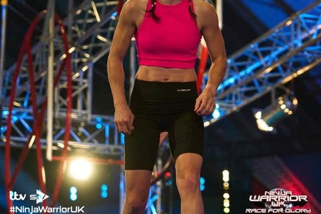 Sheffield boxer Nicola Hopewell on ITV show Ninja Warrior UK: The Race for Glory. Pic: ITV