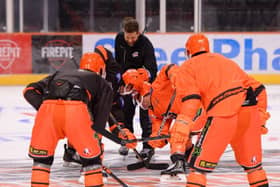 Training session for Sheffield Steelers