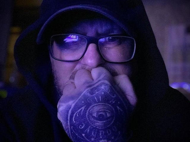 Ghostbusting Sutton dad and grandad Lee Roberts is a full-time ghost hunter. Here he braves the cold on a recent paranormal investigation.