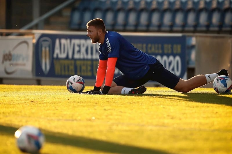 Joined on loan in January from Ipswich Town. Made three starts, recording one clean sheet. He returned to the Tractor Boys before his loan spell was due to end. He has since been released by the League One club.