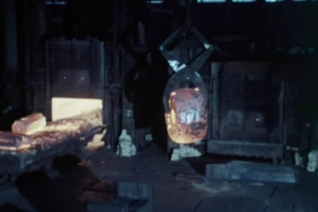 The Dunford Hadfields plate shop at work, shown in the 1974 BBC documentary All in a Day: The City