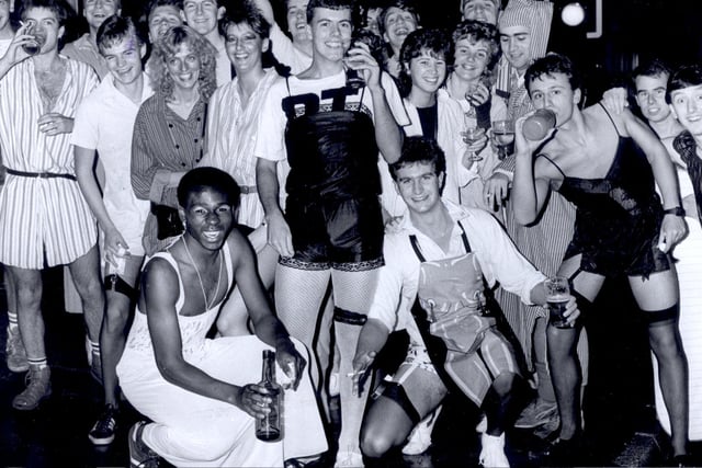 Sheffield University students annual pyjama jump 1986