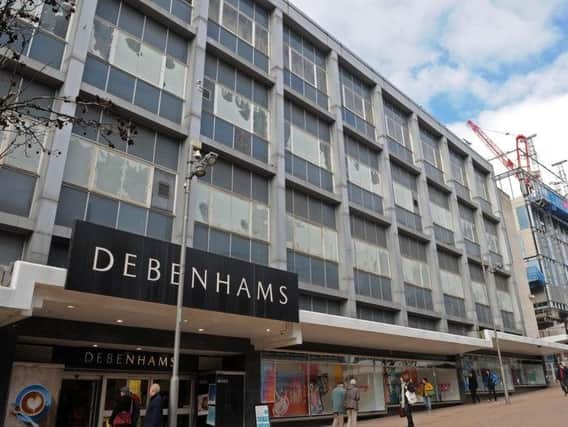Debenhams' branch on The Moor in Sheffield and Meadowhall store will not reopen.