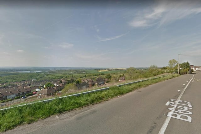 Just outside Chesterfield in Bolsover North and Shuttlewood, the area had a rate of 101 cases per 100,000 people in the week ending January 2.