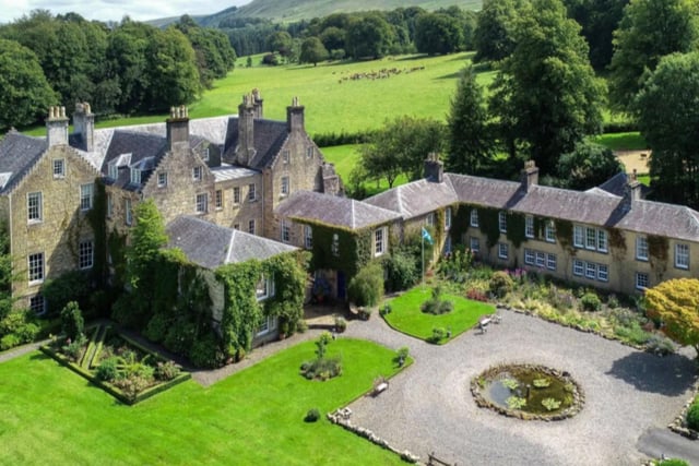 Situated a few miles from the lovely Ayrshire Coast, the 15-bedroom 17th century Bargany House is on the market for offers over £2,200,000. The spectacular A-listed mansion also has 11 bathrooms, 15 reception rooms, a study, cinema, games room, billiard room and gymnasium. Outside, there's seven acres of formal gardens, lawn and woodland, with views of the Girvan Water.