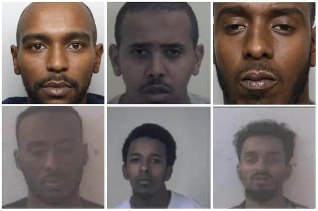 Detectives investigating fours want to trace seven men with links to Sheffield. The photographs of six have been released so far