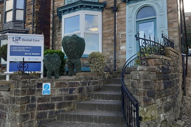 Pictured is LWT Dental Care, on Ecclesall Road, near Hunter's Bar, Sheffield