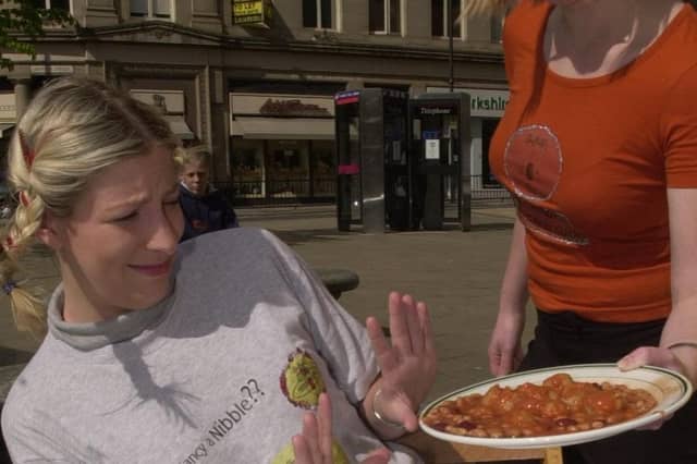Students once set up the 'world's worst restaurant' on Fargate. Picture: Dean Atkins.