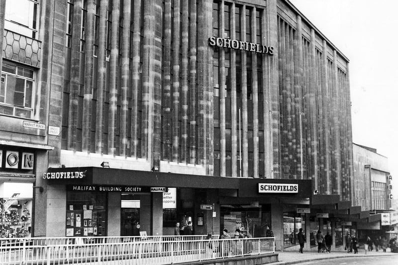 Schofields Department Store, Sheffield, pictured in 1982.  Formerly Cockayne's Department Store