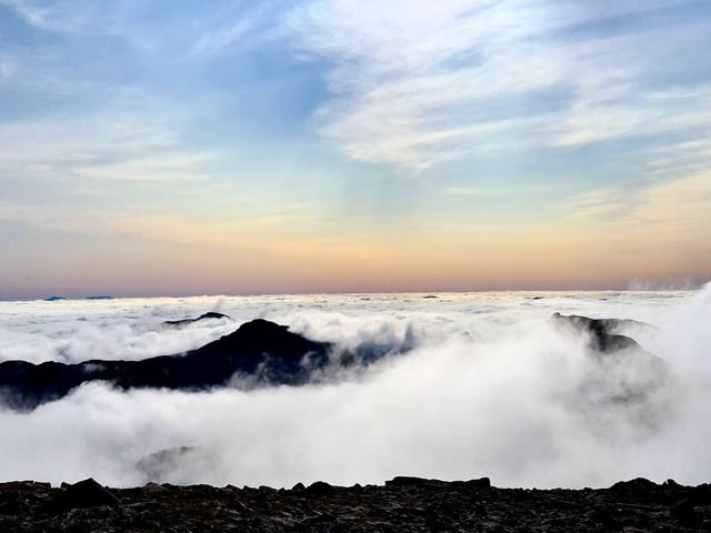 Cloud inversions may be most common in autumn and winter, but are still very rare.