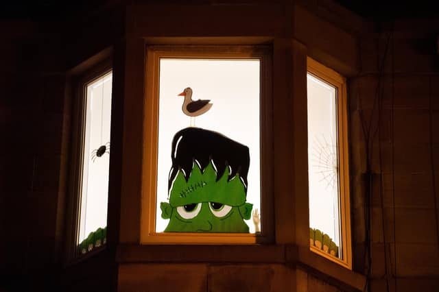 The streets of Battlefield, Glasgow, transformed into a magical outdoor gallery