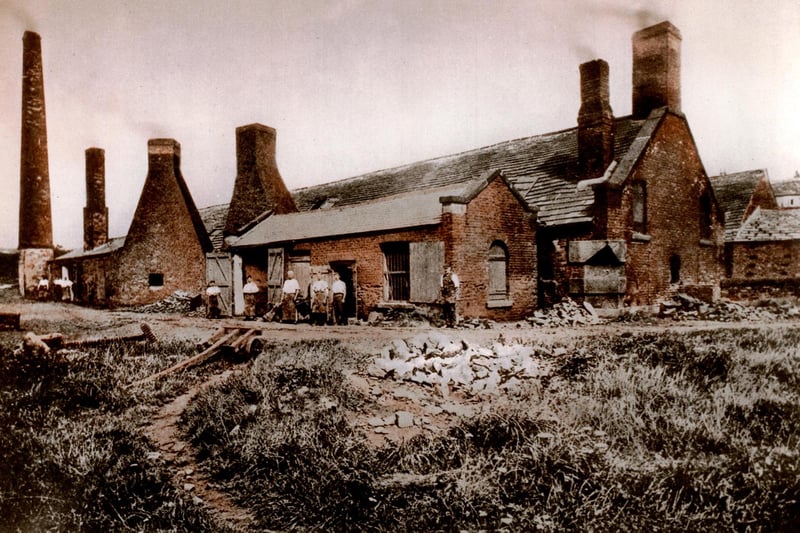 Firth Forges at Thomas Firth and Sons Clay Wheel Forge, Wadsley Bridge, in 1850. Ref no: y04518