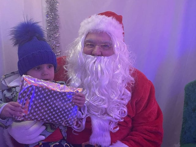 Gemma Robertson, said: "My son met Santa at the house in Intake."