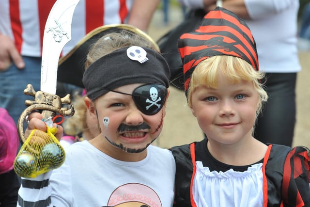 Young 'pirates' having a great time in 2014 but what was the event?