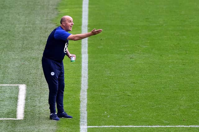 Former Wigan Athletic, Chesterfield and Portsmouth manager Paul Cook has revealed that 'talks aren't ongoing' with Sheffield Wednesday over the managerial vacancy at the club. (Photo by Nathan Stirk/Getty Images)