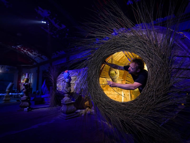 My Dog Sighs' new 'Inside' exhibition in Southsea. Picture Andrew Matthews/PA Wire