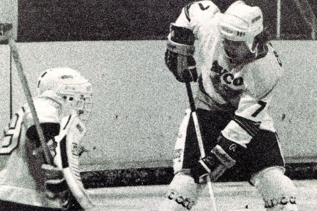Tim Cranston's UK hockey career started with a seven-game spell with Fife Flyers, covering for the injured Jindrich Kokrment in season 1988-89. He only played seven games - scoring 35 points! - but many fans still recall his explosive impact (Pic: Fife Free P:ress)